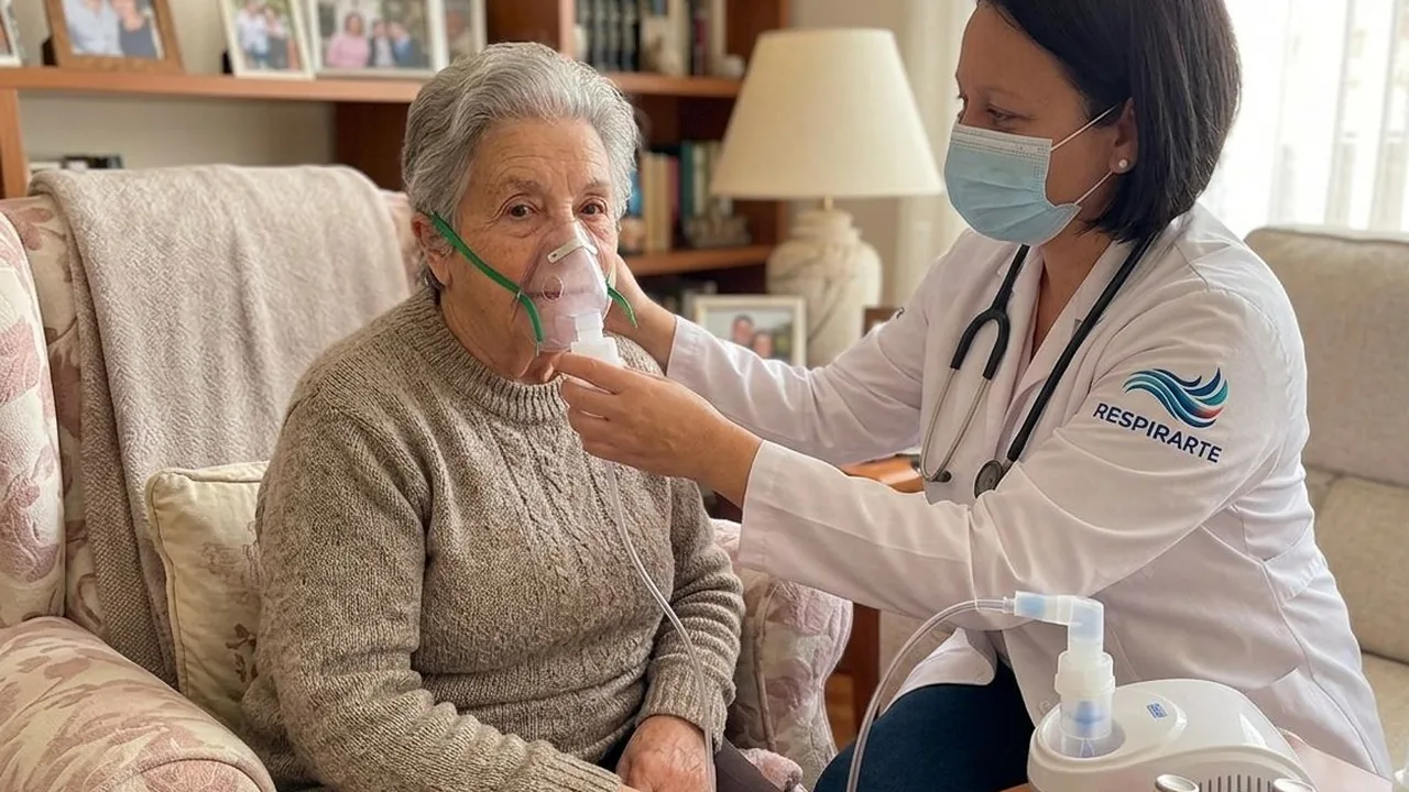 Atención respiratoria domiciliaria